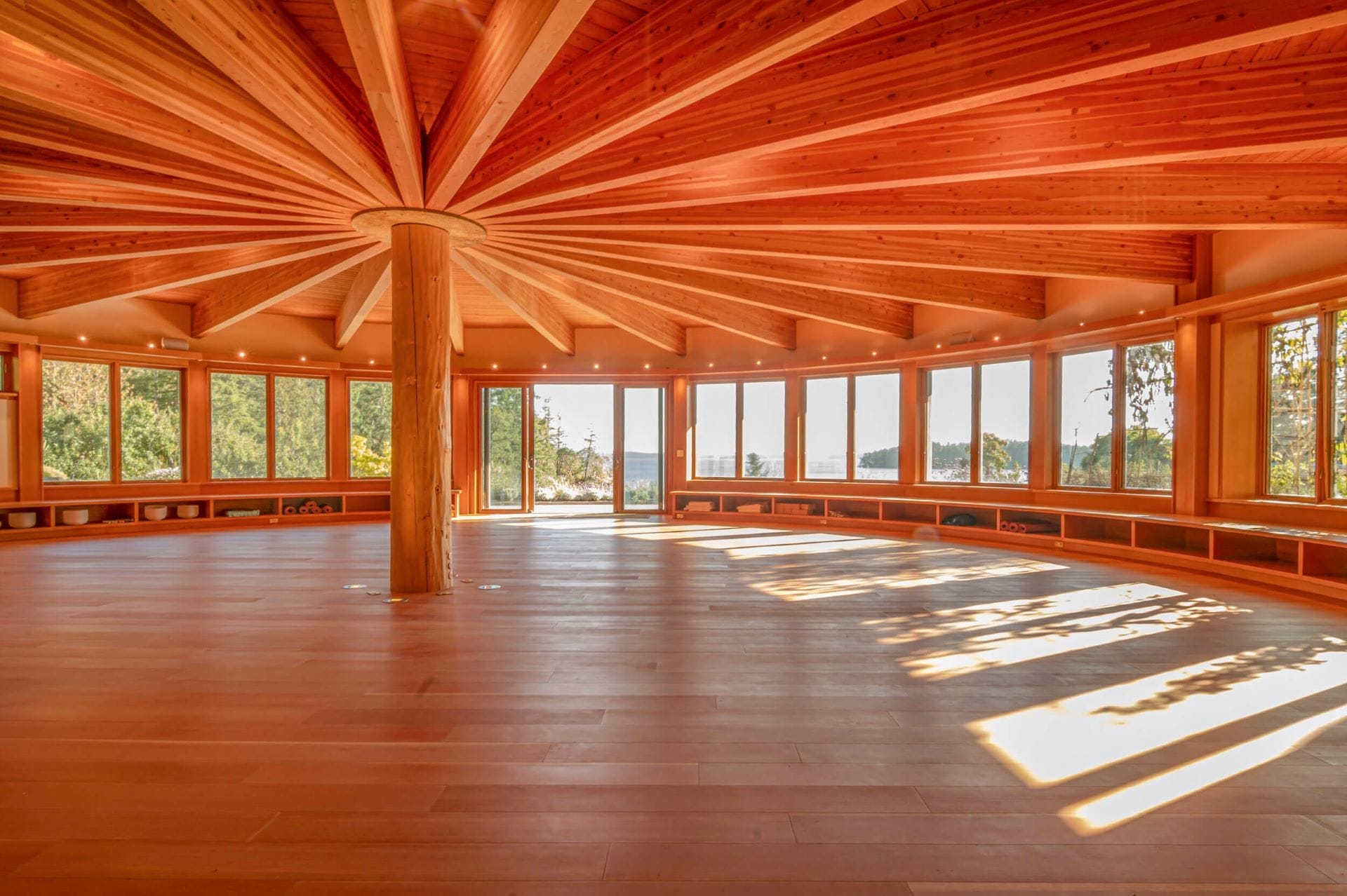Circular Fitness/ Yoga Room at Lightwater Cove