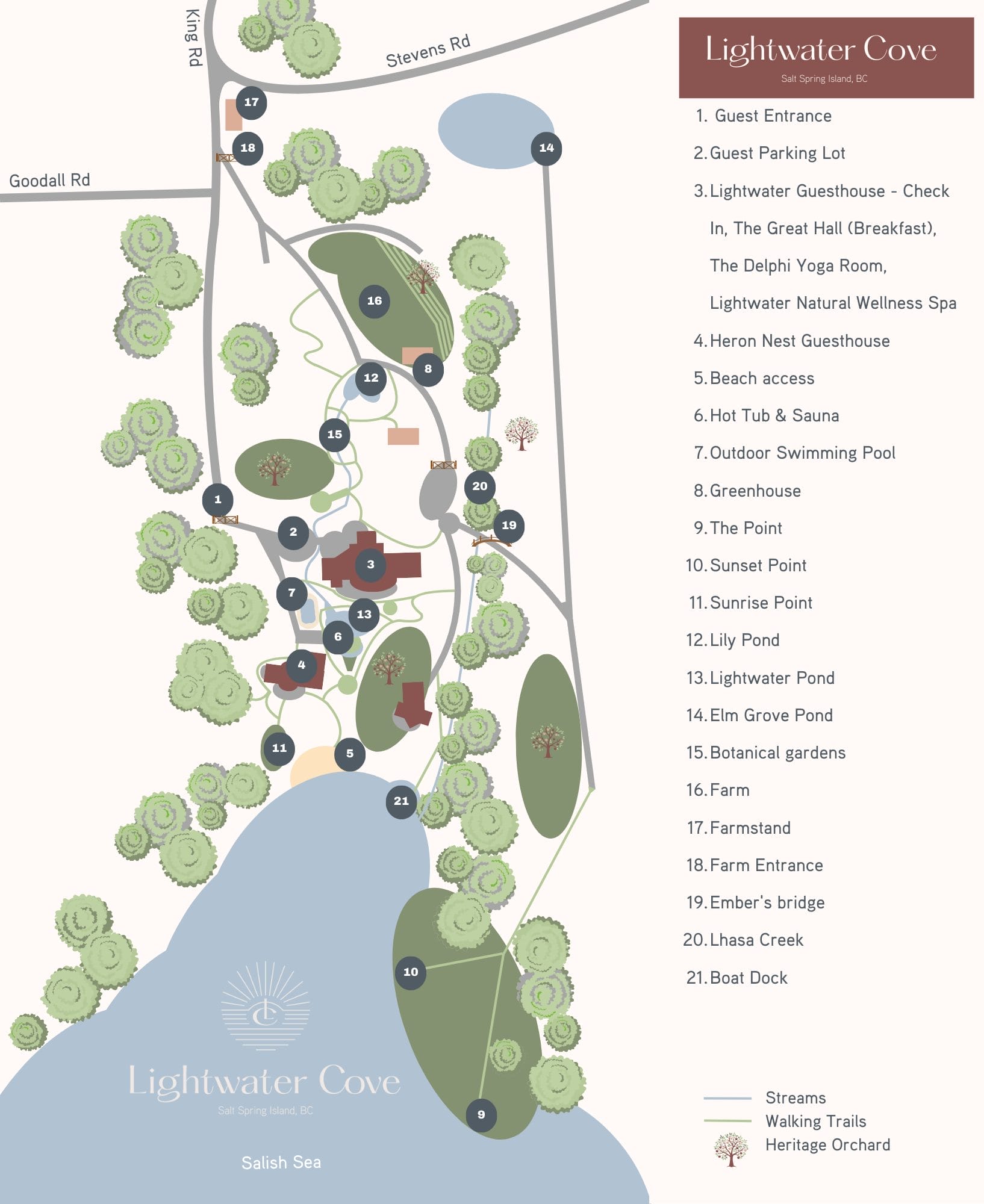 Map of Lightwater Cove